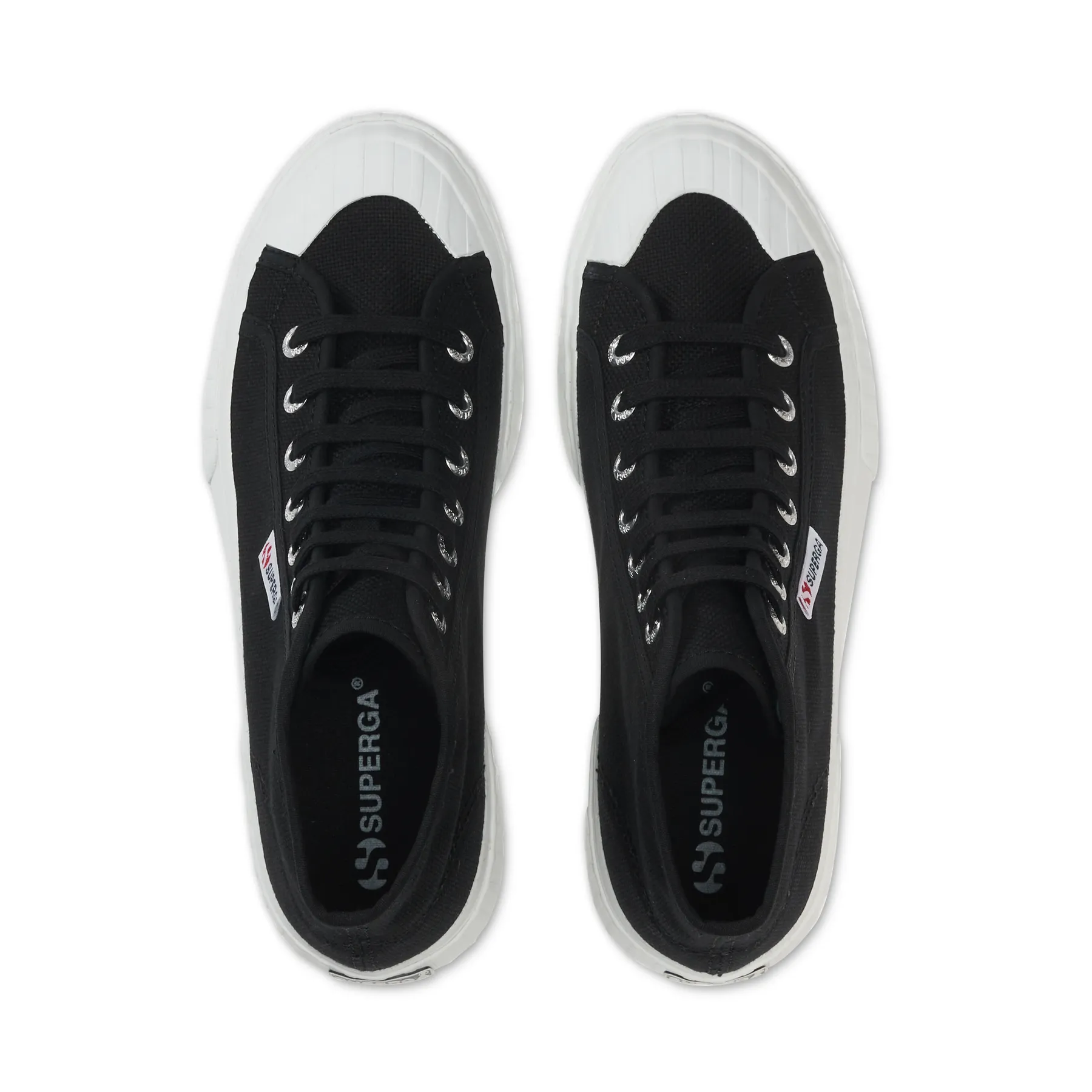 Siyah 2696 Stripe Kadın Siyah Bilekli Sneaker