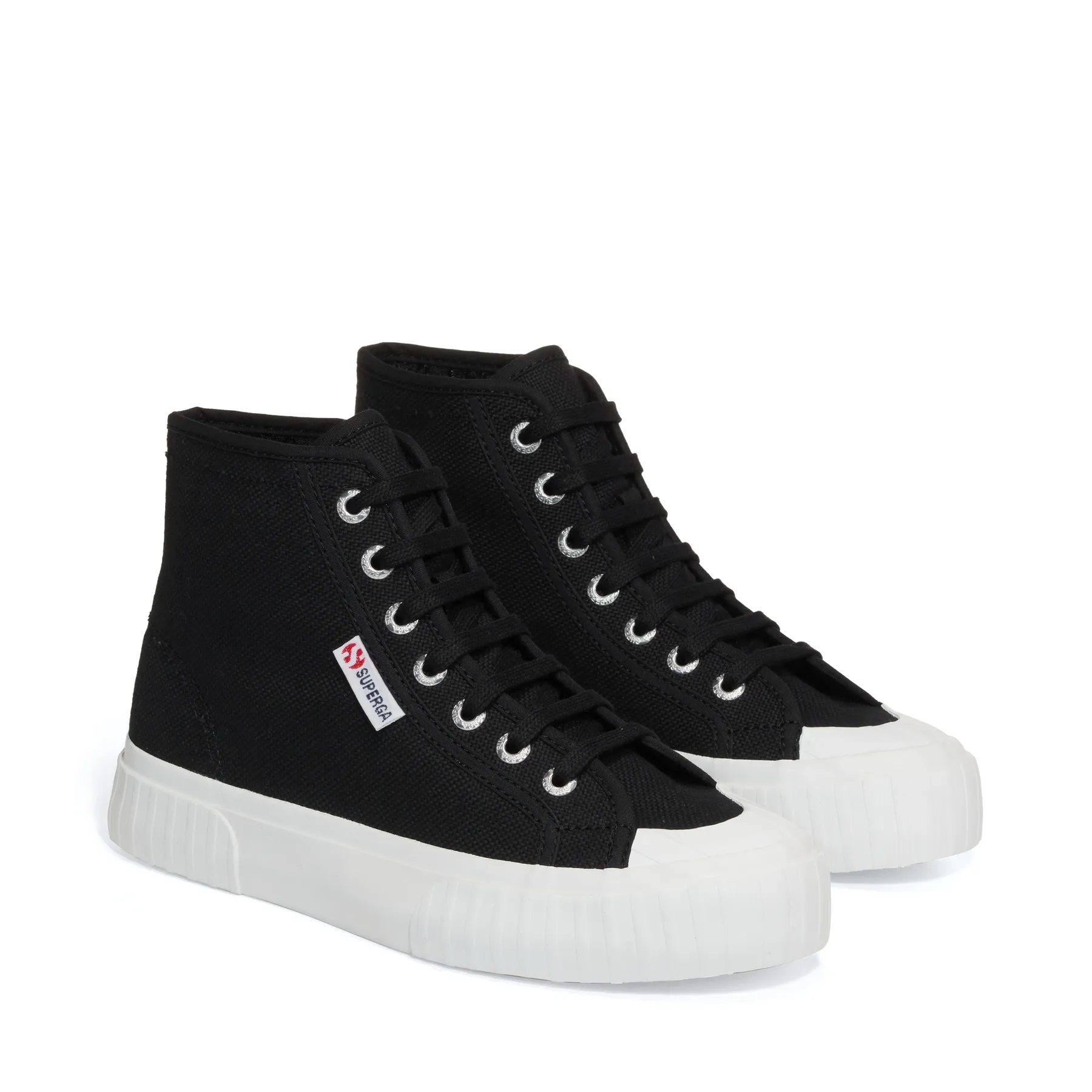 Siyah 2696 Stripe Kadın Siyah Bilekli Sneaker