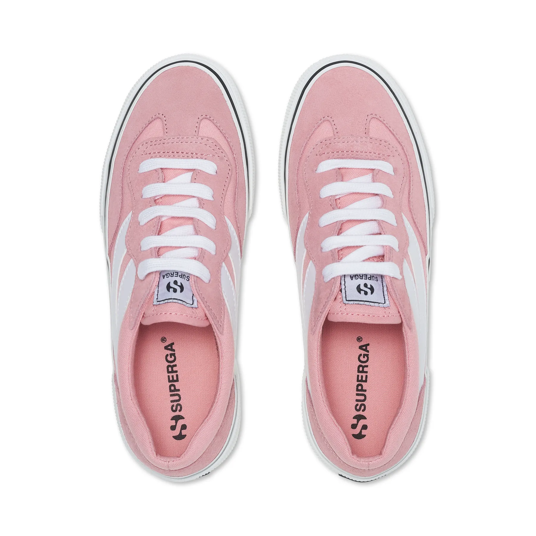 Pembe 3041 Revolley Colorblock Platform Kadın Pembe Platform Sneaker