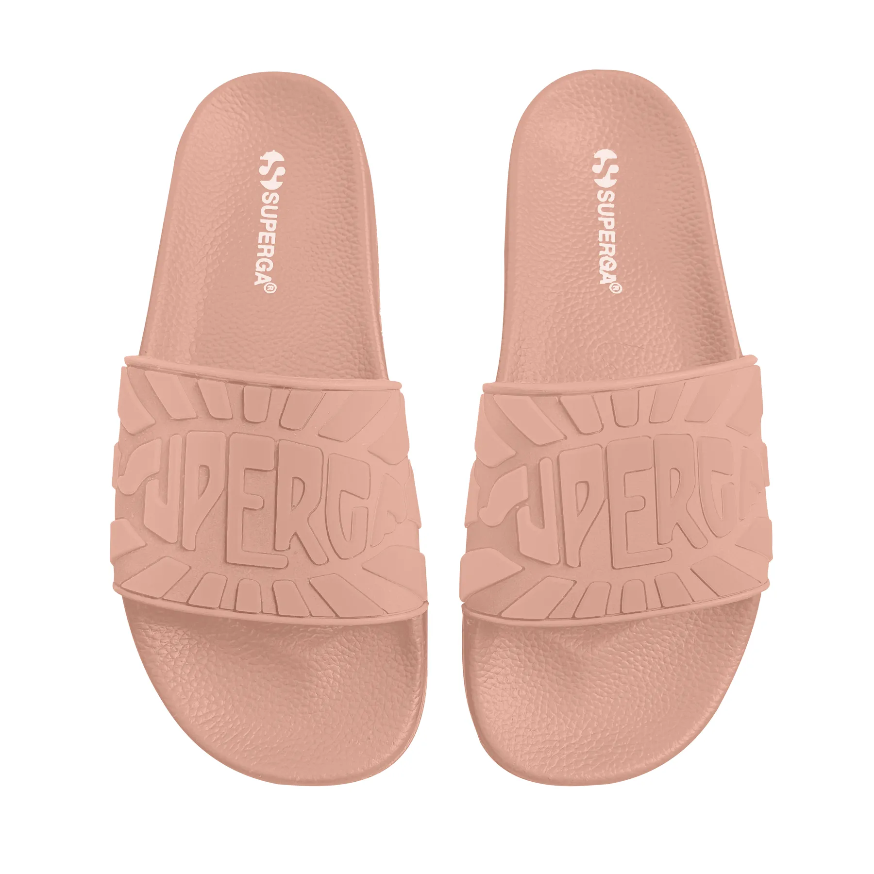 Pembe 1908 Slides Raggiera Logo Unisex Pembe Terlik