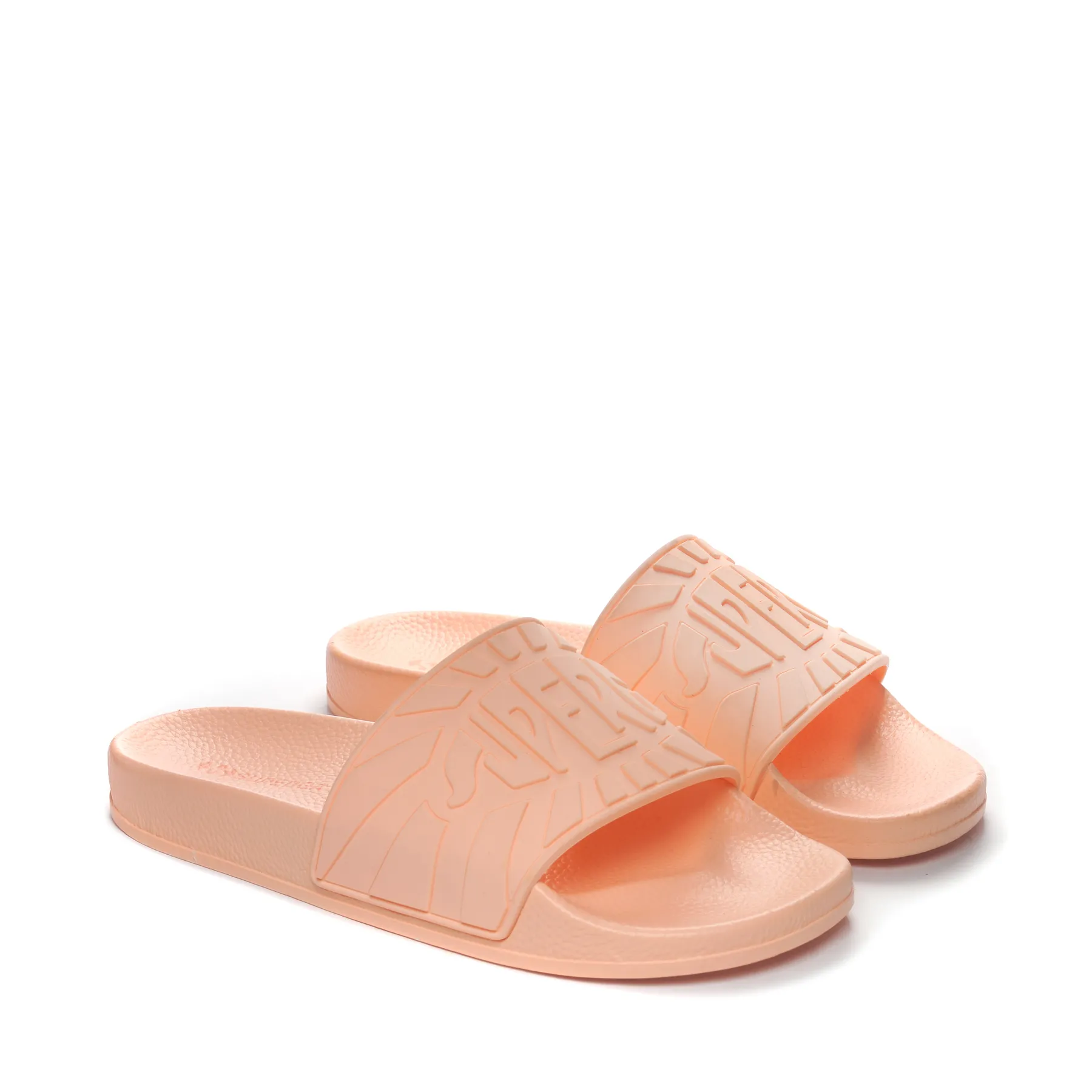 Pembe 1908 Slides Raggiera Logo Unisex Pembe Terlik
