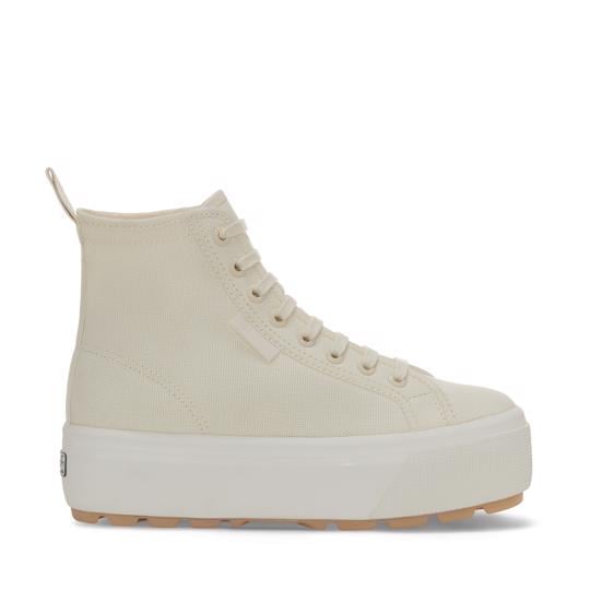 Bej 2708 Hi Top Tank Kadın Bej Bilekli Sneaker - Superga®