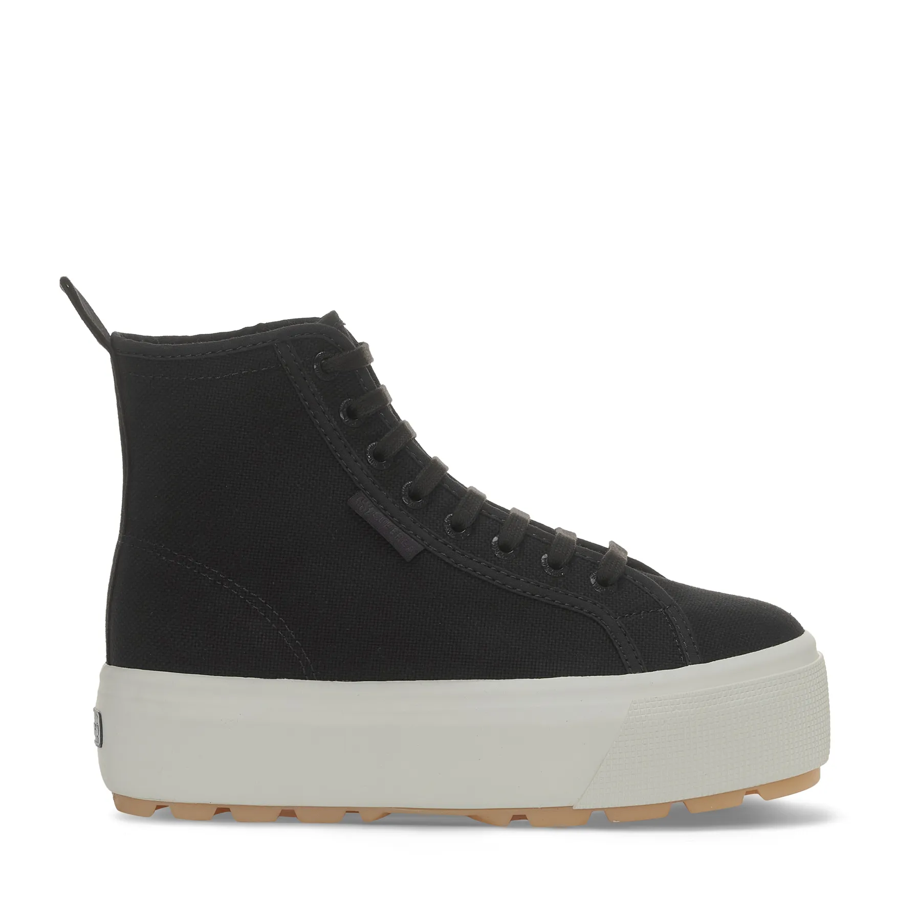 Siyah 2708 Hi Top Tank Kadın Siyah Bilekli Sneaker