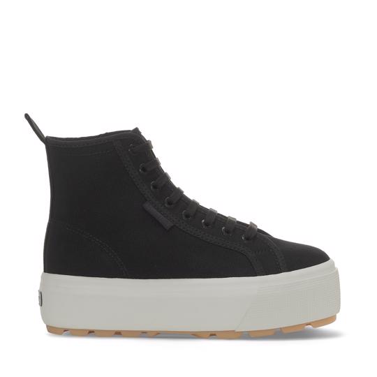 Siyah 2708 Hi Top Tank Kadın Siyah Bilekli Sneaker - Superga®