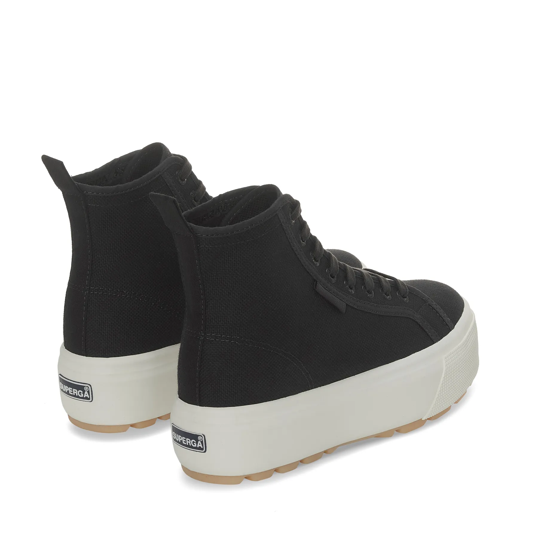 Siyah 2708 Hi Top Tank Kadın Siyah Bilekli Sneaker