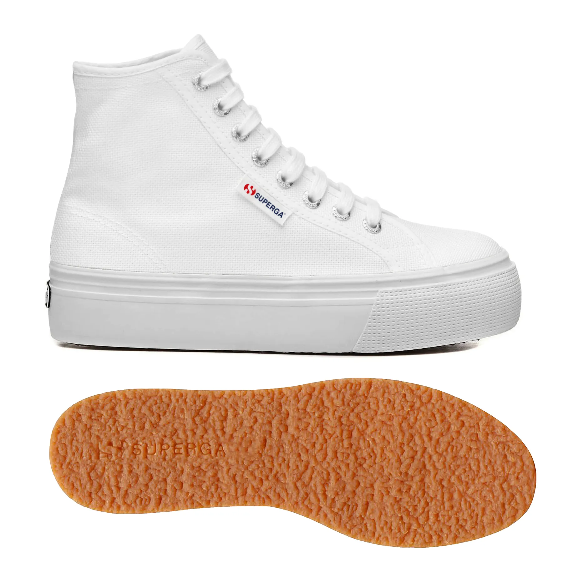 Beyaz 2708 Hi Top Kadın Beyaz Bilekli Sneaker