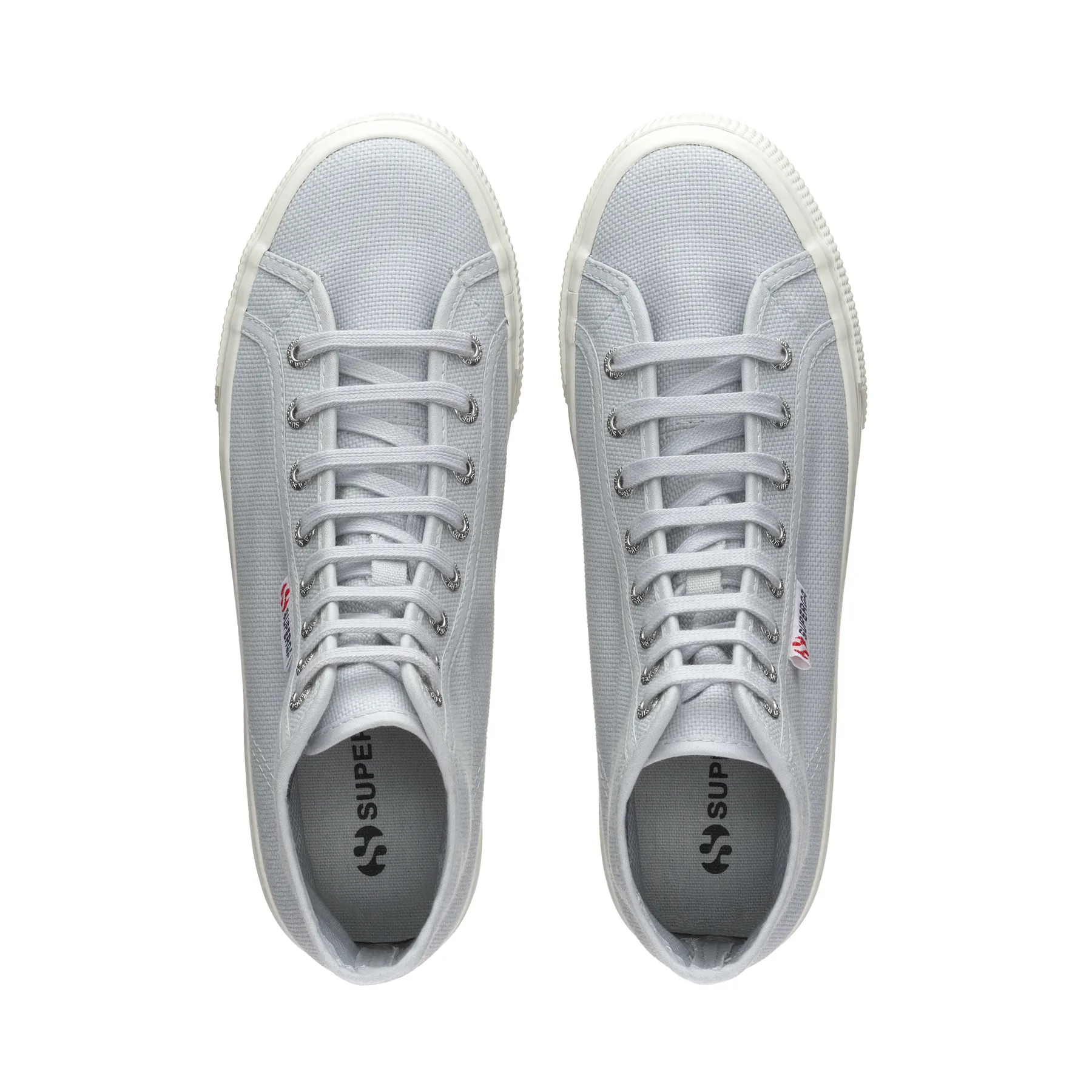 Gri 2708 Hi Top Kadın Gri Lila Bilekli Sneaker
