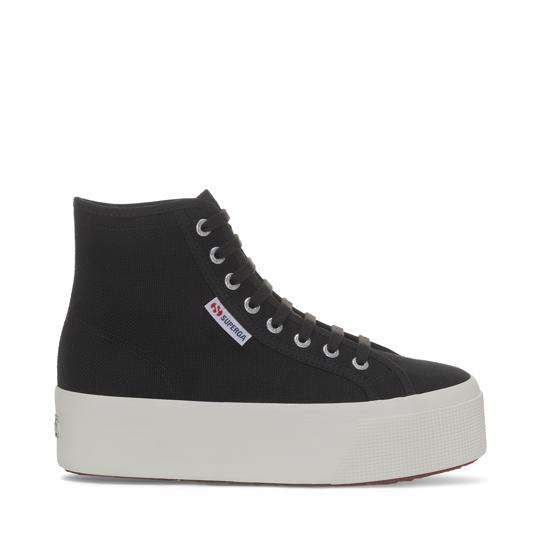 Siyah 2708 Hi Top Kadın Siyah Bilekli Sneaker - Superga®