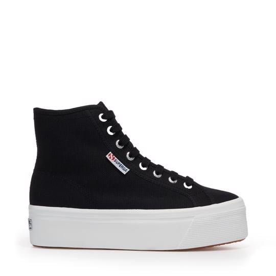 Siyah 2708 Hi Top Kadın Siyah Bilekli Sneaker - Superga®