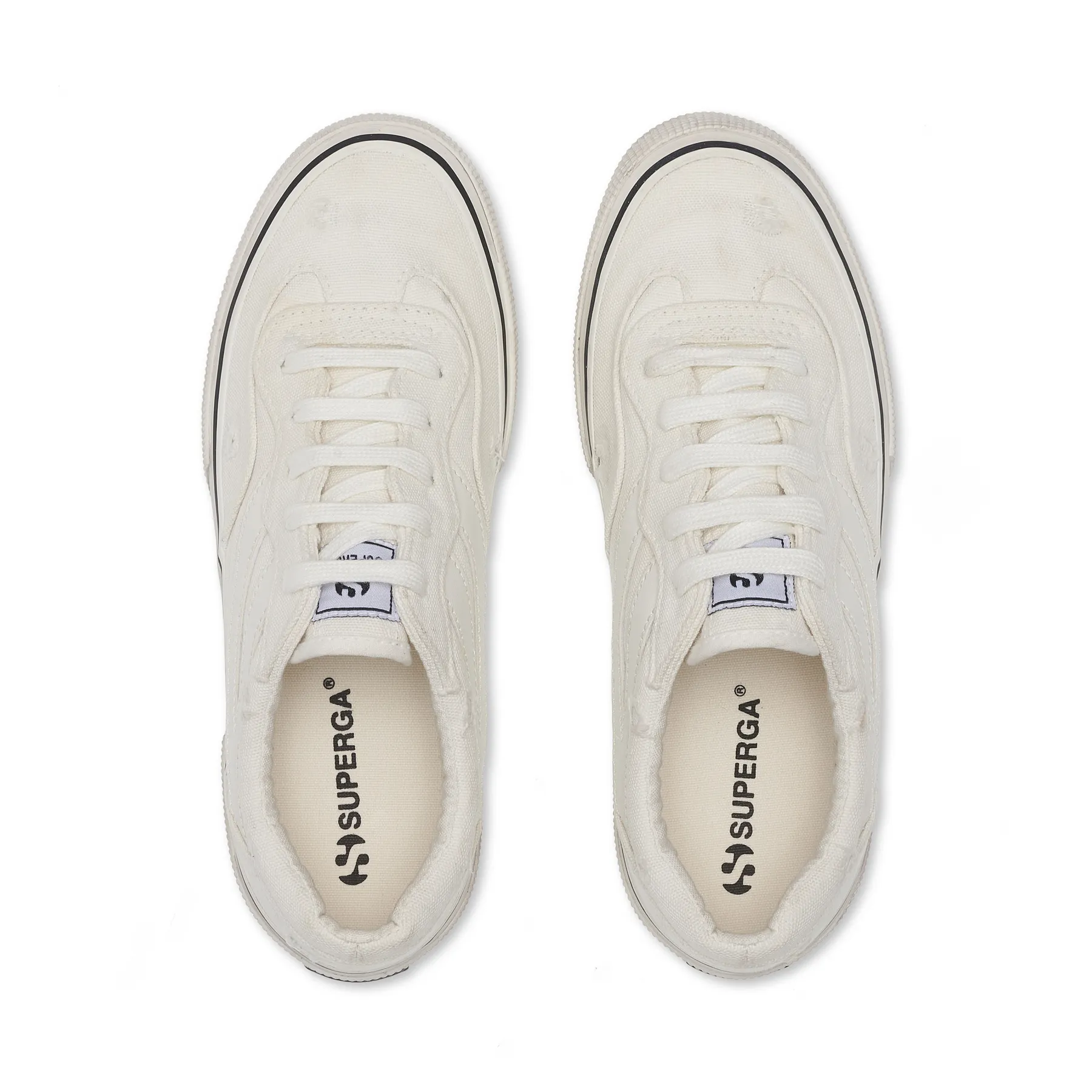 Beyaz 2941 Revolley Stone Washed Unisex Beyaz Bileksiz Sneaker