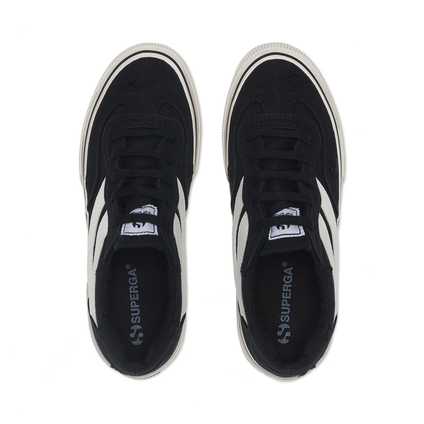 Siyah 2941 Revolley Stone Washed Unisex Siyah Bileksiz Sneaker