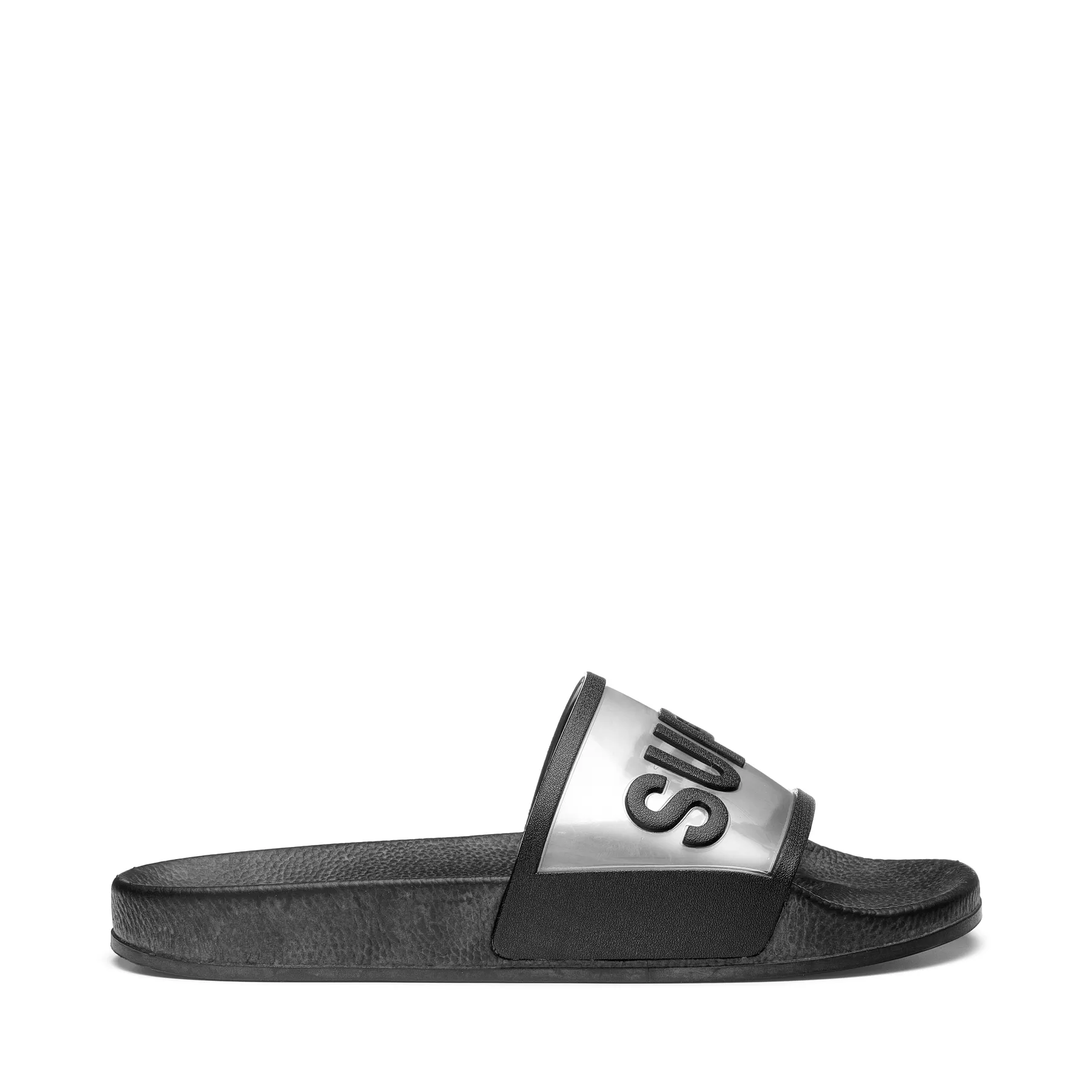 Siyah 1908 Slides Clear İdentity Unisex Siyah Terlik