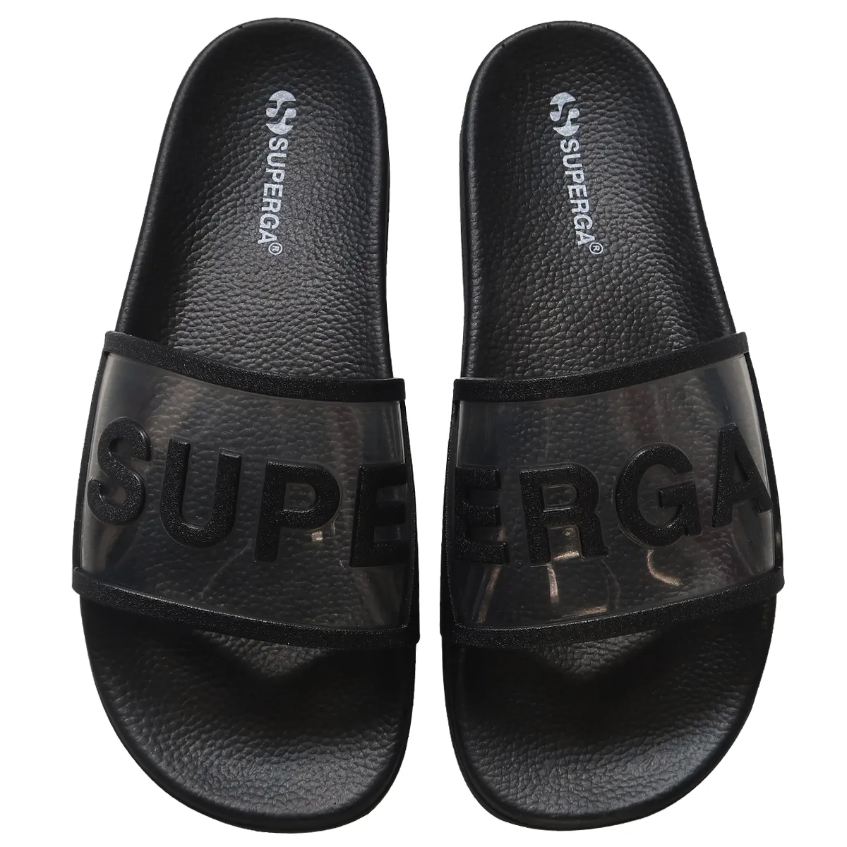 Siyah 1908 Slides Clear İdentity Unisex Siyah Terlik