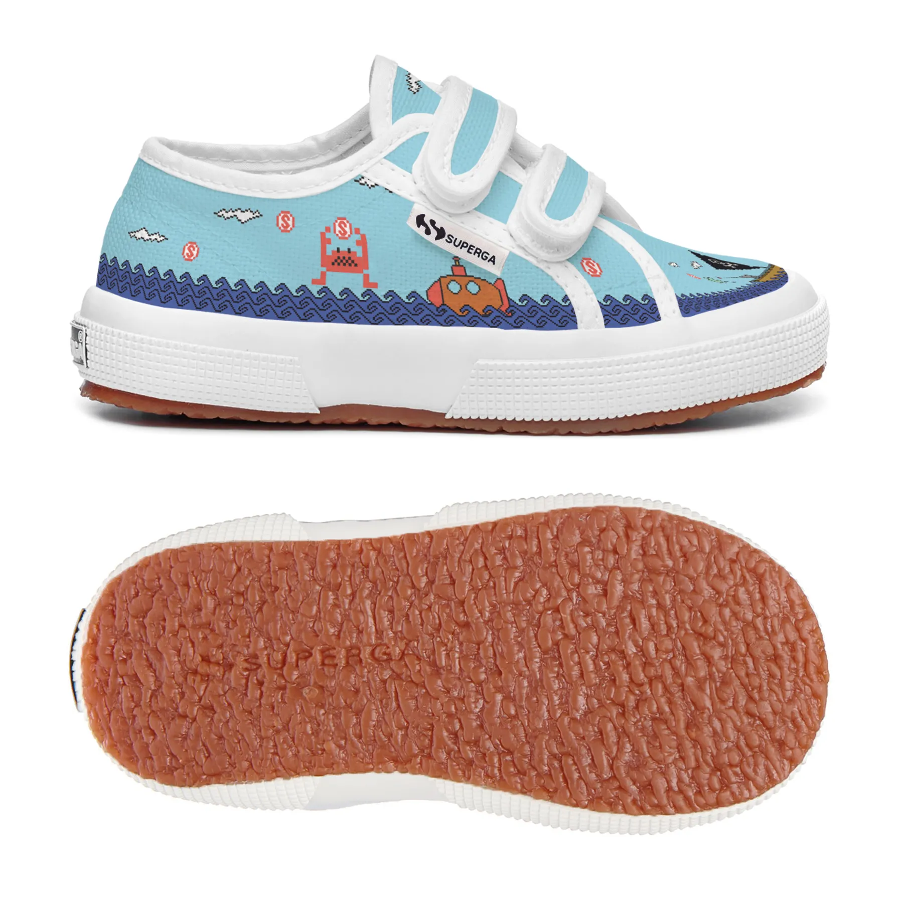 Mavi 2750 Kids Straps Game Erkek Çocuk Mavi Bileksiz Sneaker