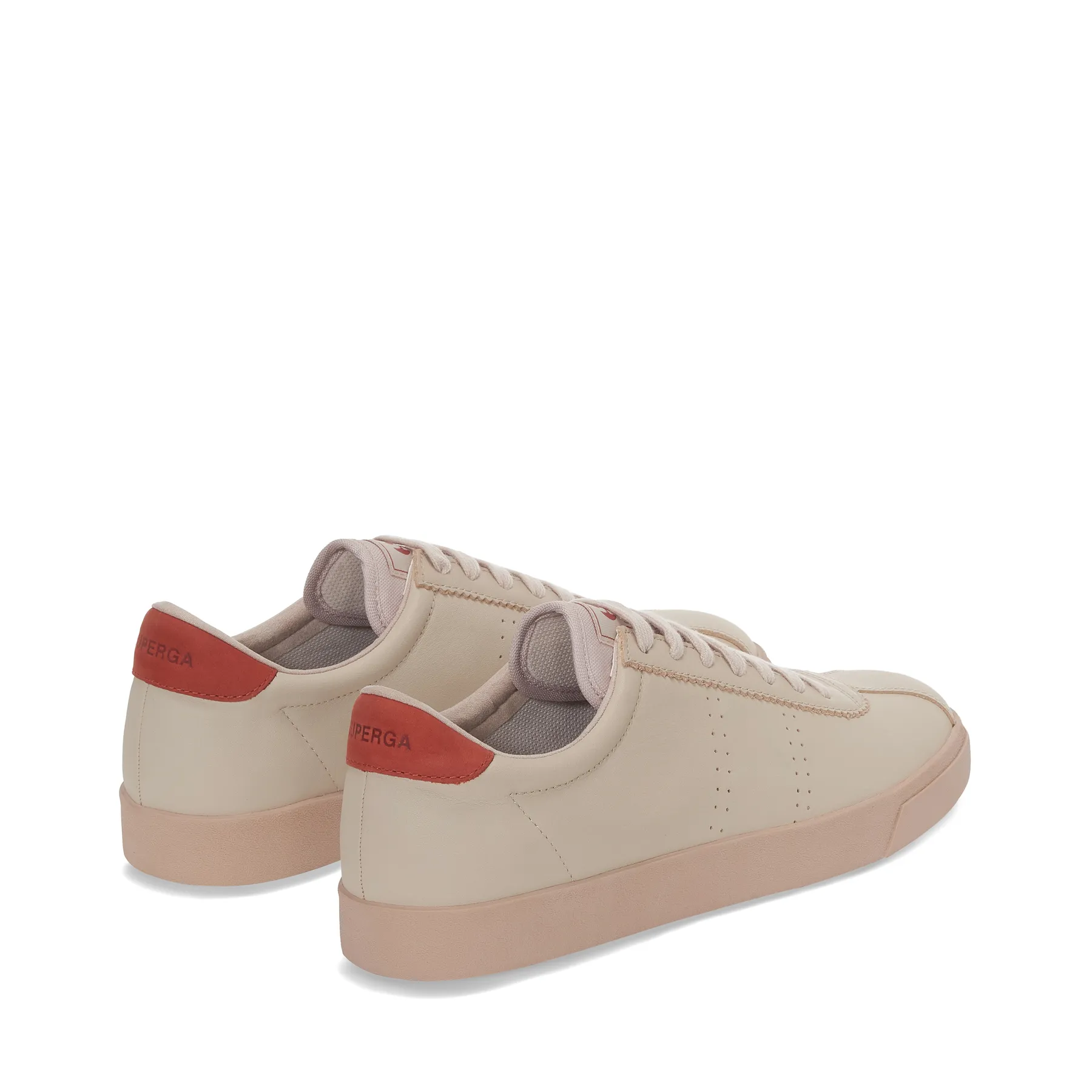 Bej 2843 Club S Prime Soft Leather Washable Unisex Bej Bileksiz Sneaker