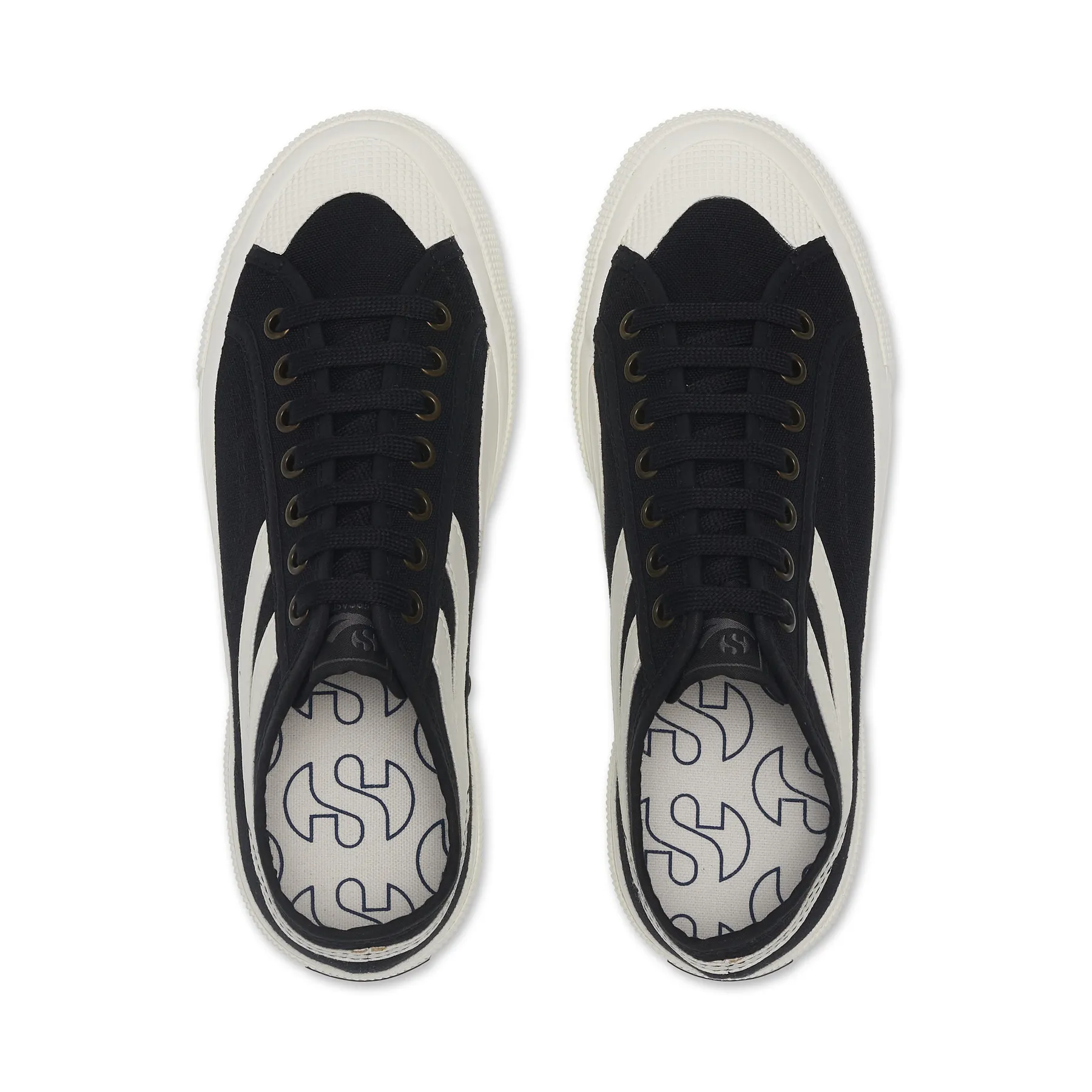 Siyah 2750 Panatta 3.0 Unisex Siyah-Beyaz Bileksiz Sneaker