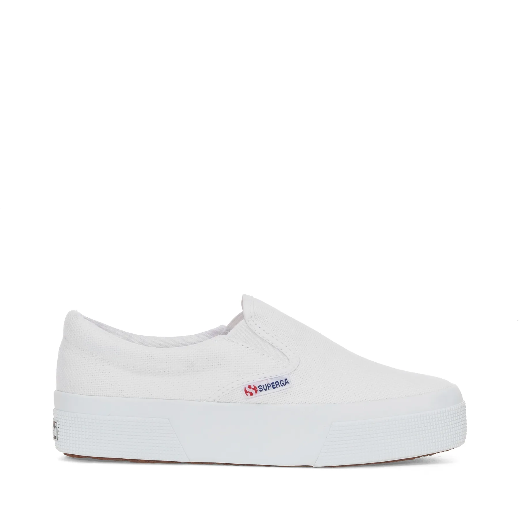 Beyaz 2740 Platform Slipon Kadın Beyaz Platform Sneaker