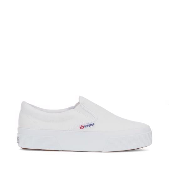 Beyaz 2740 Platform Slipon Kadın Beyaz Platform Sneaker - Superga®