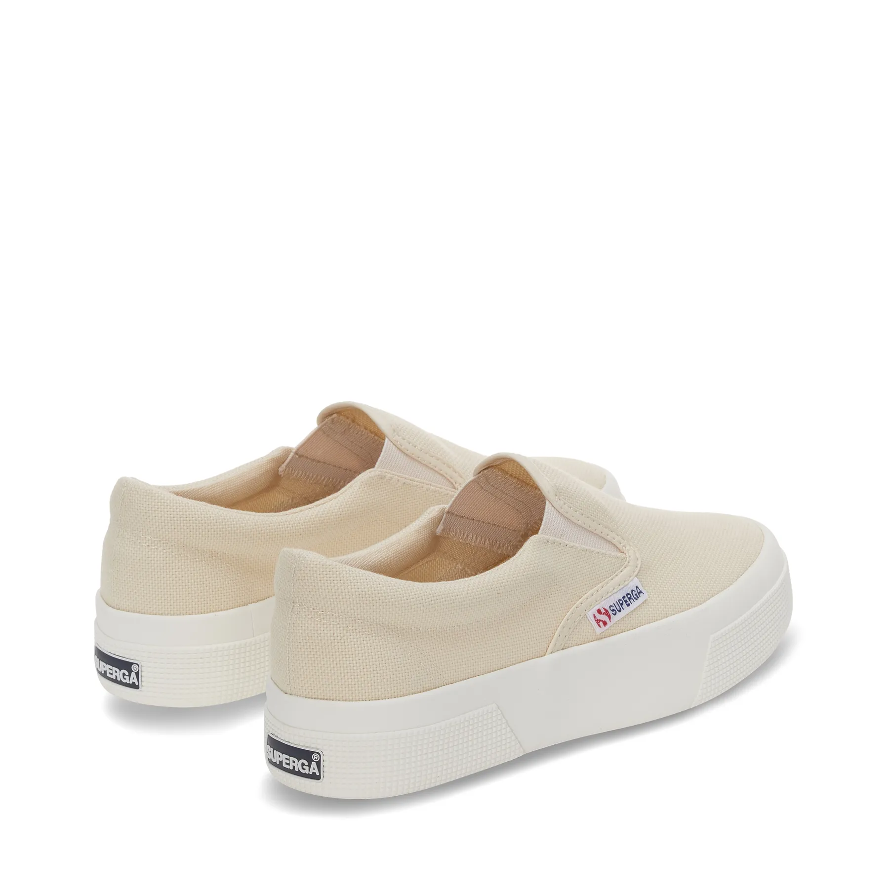 Bej 2740 Platform Slipon Kadın Açık Bej Platform Sneaker