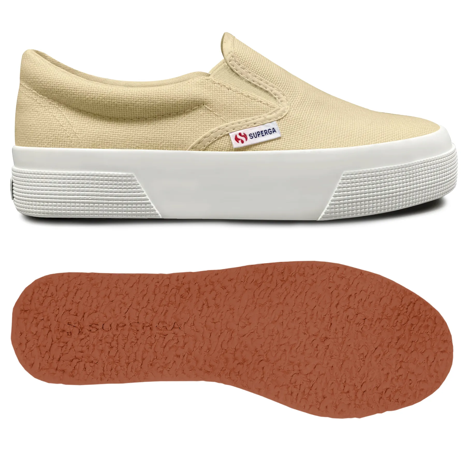 Sarı 2740 Platform Slipon Kadın Sarı Platform Sneaker