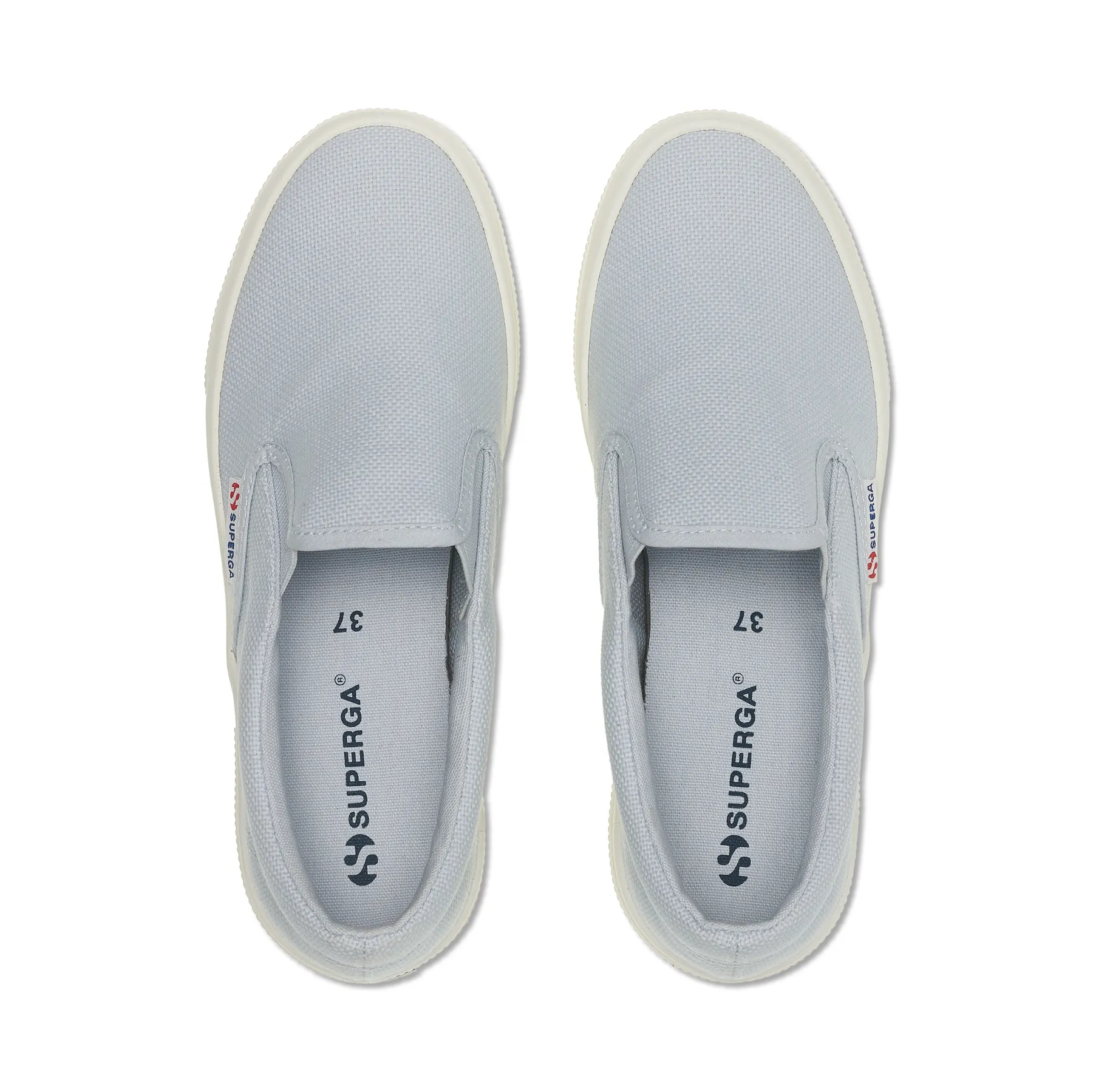 Gri 2740 Platform Slipon Kadın Gri Lila Platform Sneaker