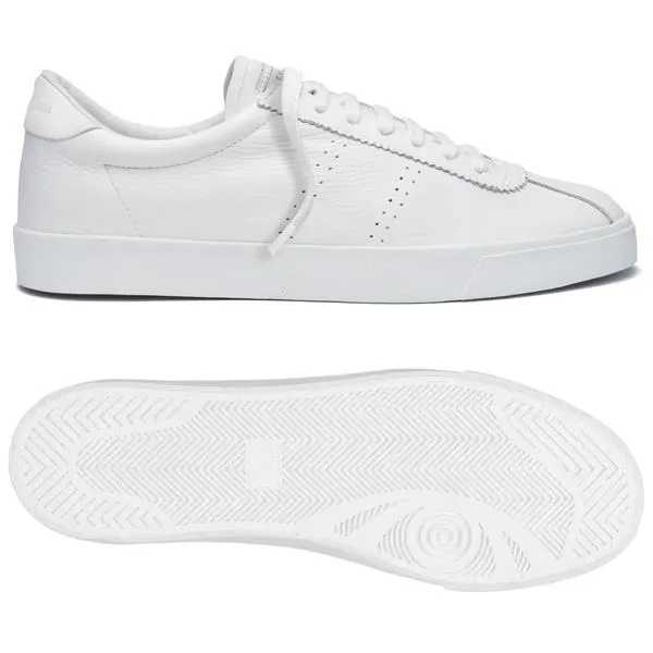 Beyaz 2843 Club S Comfort Leather Unisex Beyaz Bileksiz Sneaker