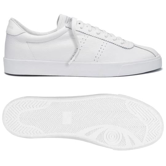 Beyaz 2843 Club S Comfort Leather Unisex Beyaz Bileksiz Sneaker - Superga®