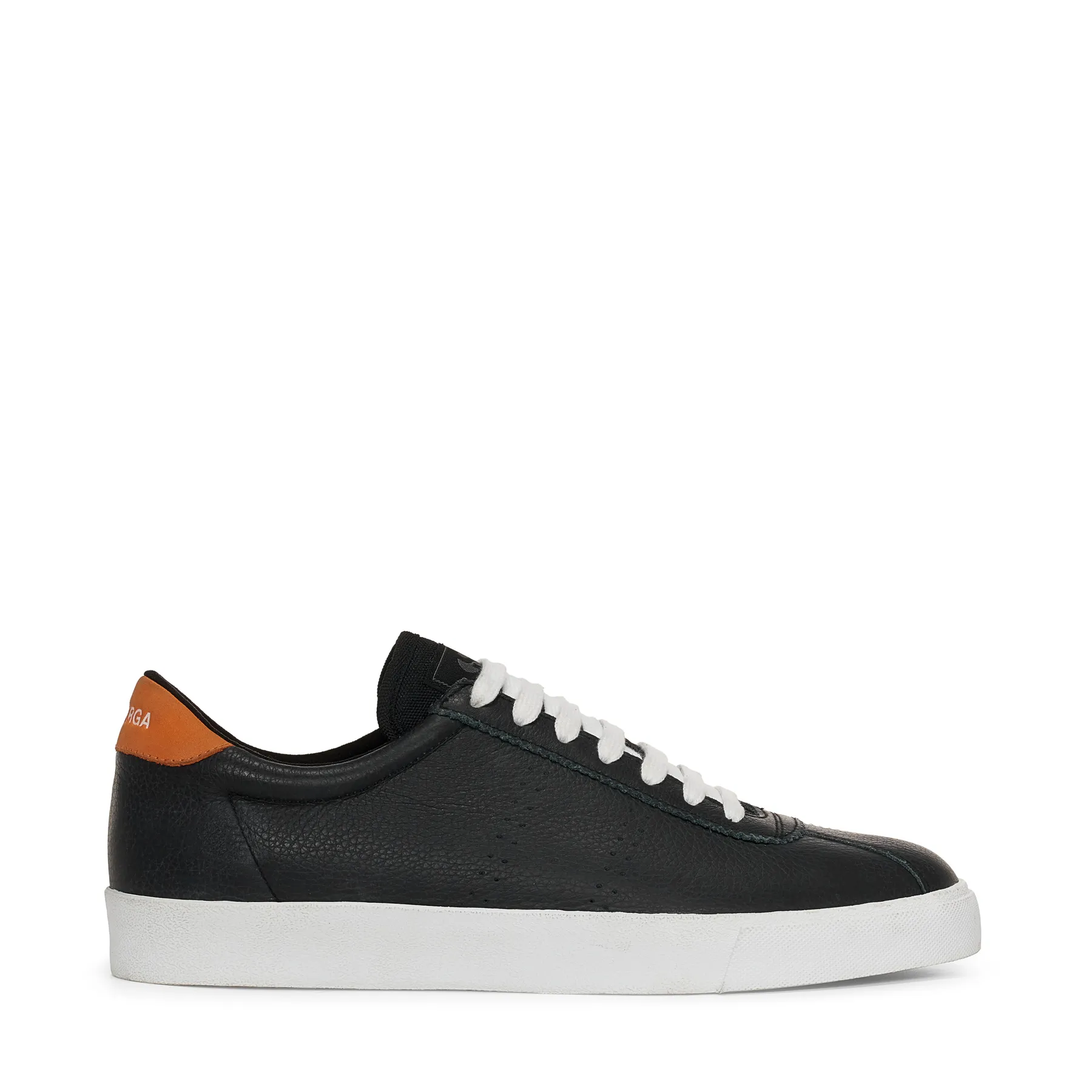 Siyah 2843 Club S Comfort Leather Unisex Siyah-Turuncu Bileksiz Sneaker