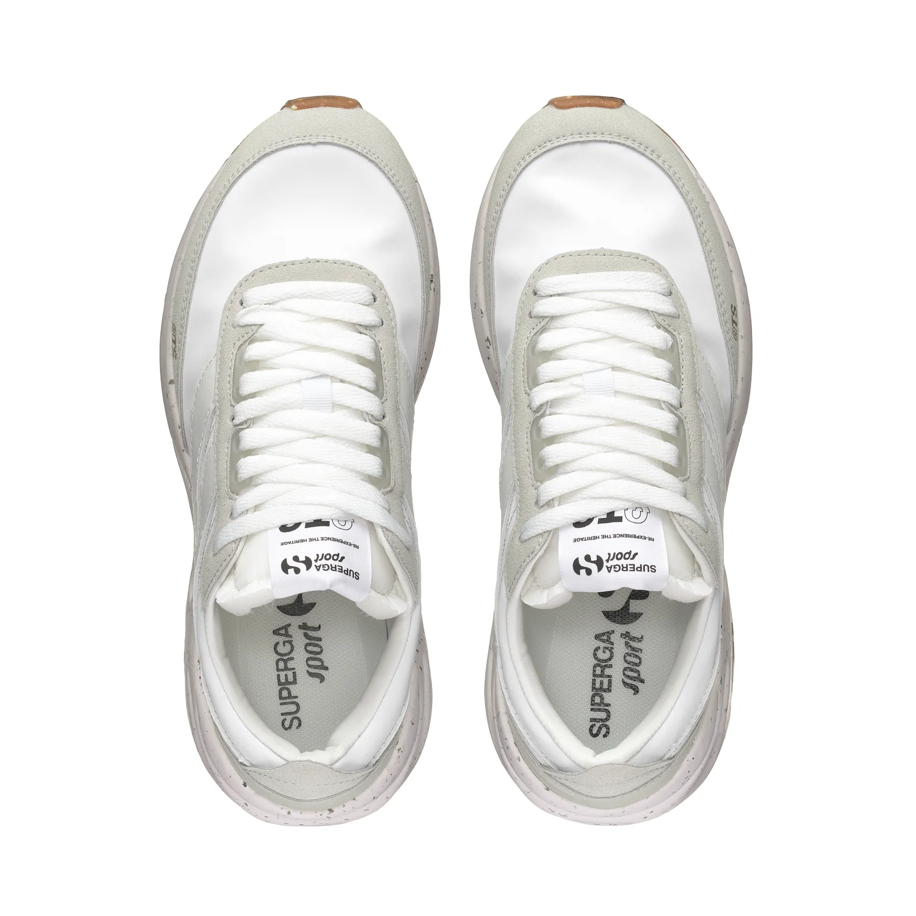 Beyaz 4089 Training 9ts Slim Vegan Faux Leather Unisex Beyaz Koşu Ayakkabısı