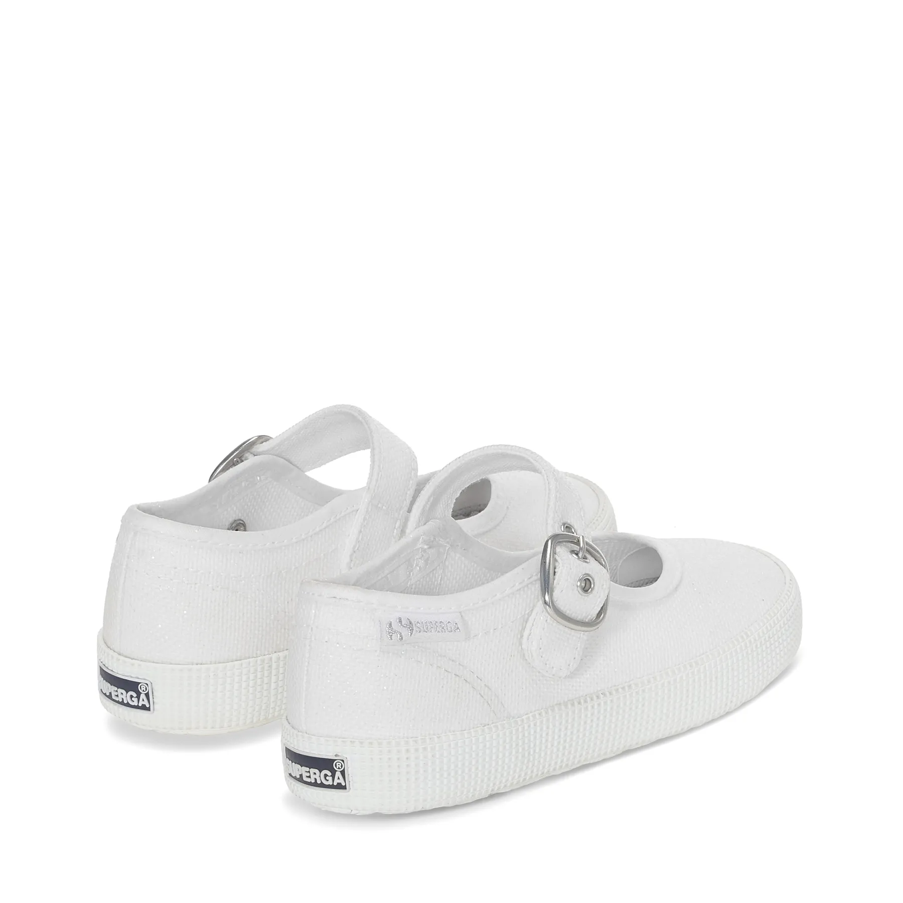 Beyaz 2452 Kids Ballerina Easylite Glitter Pearl Canvas Kız Çocuk Beyaz Babet