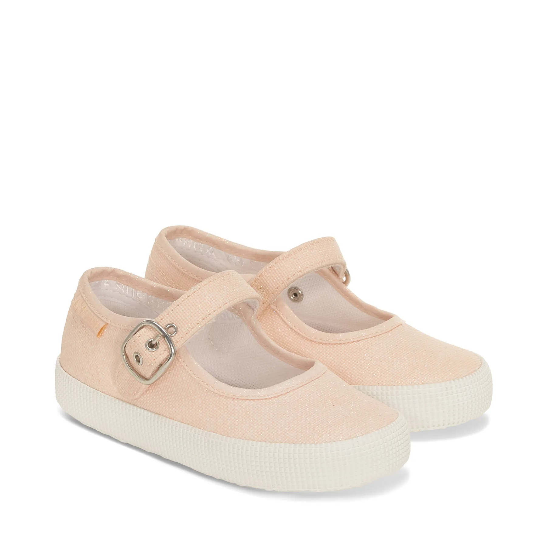Pembe 2452 Kids Ballerina Easylite Glitter Pearl Canvas Kız Çocuk Pembe Babet