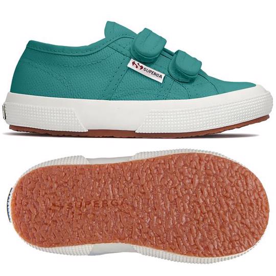 Yeşil 2750-Cotjstrap Classic Çocuk Unisex Yeşil Sneaker - Superga®