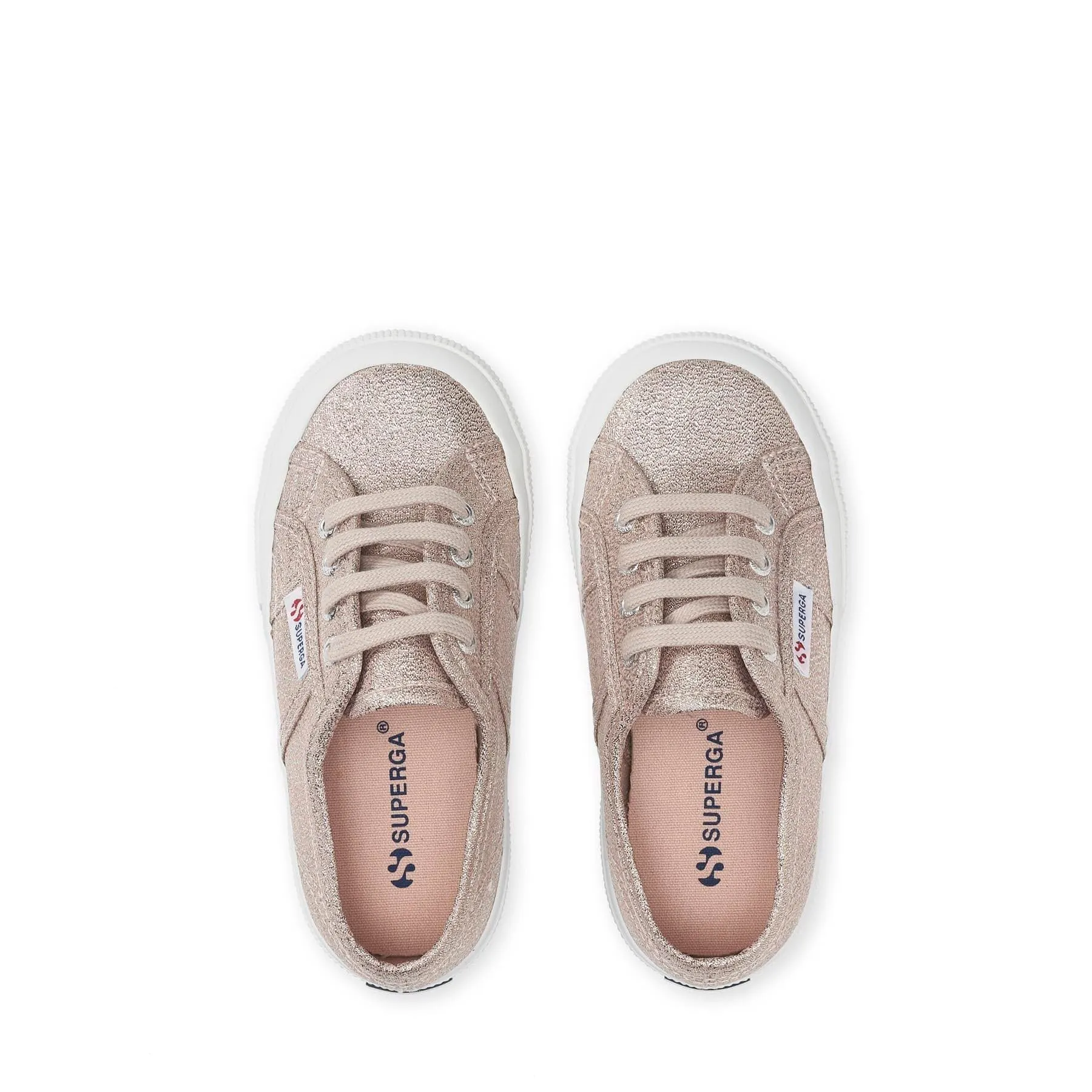 Pembe 2750-Lamej Kız Çocuk Rose Platin Sneaker