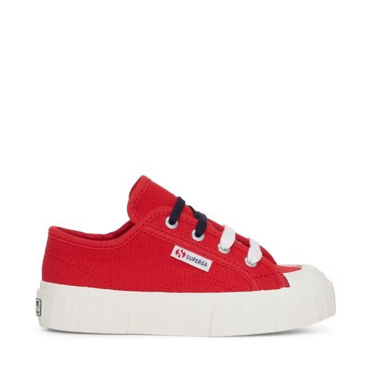 Kırmızı 2630 Kids Stripe Çocuk Unisex Kırmızı Sneaker - Superga®