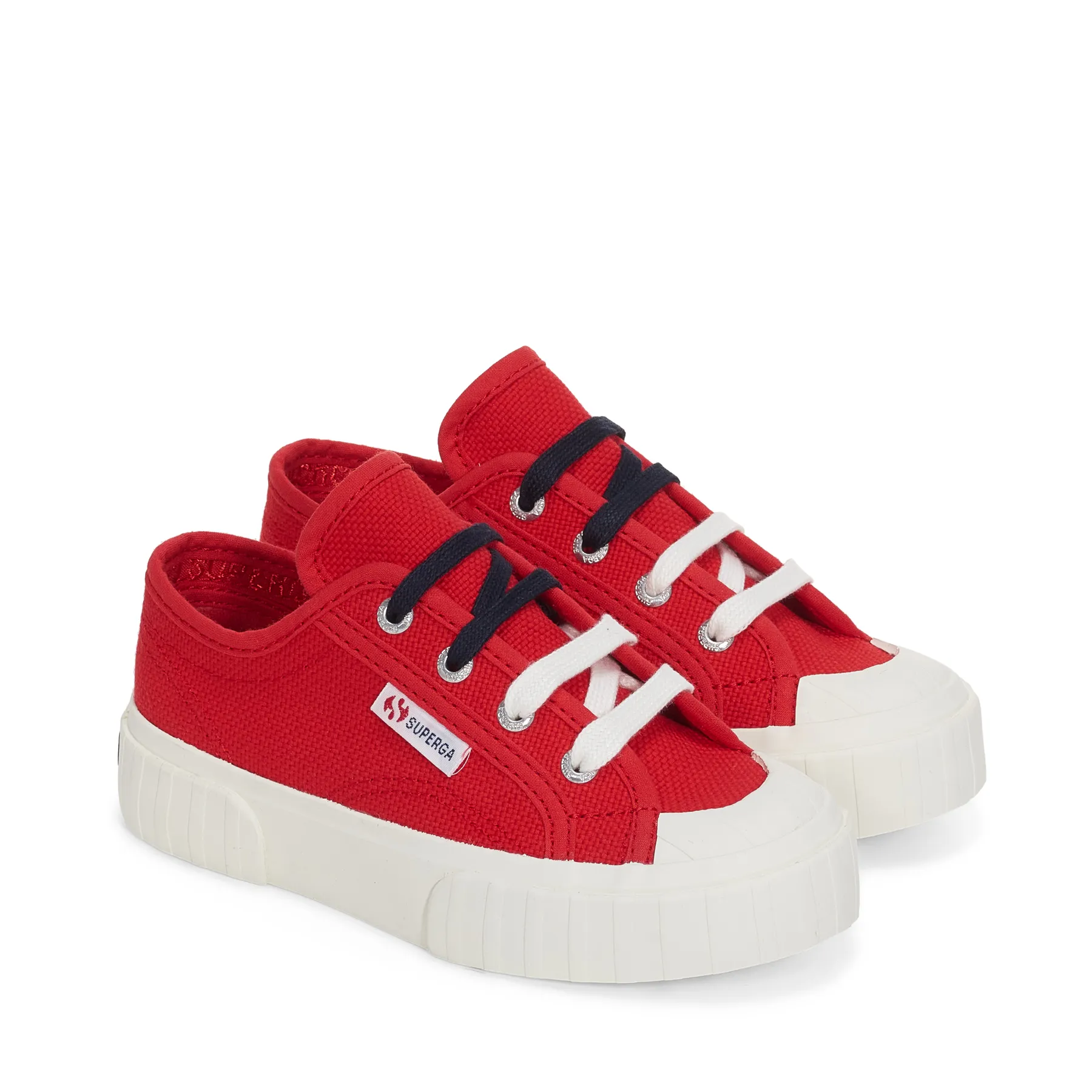 Kırmızı 2630 Kids Stripe Çocuk Unisex Kırmızı Sneaker