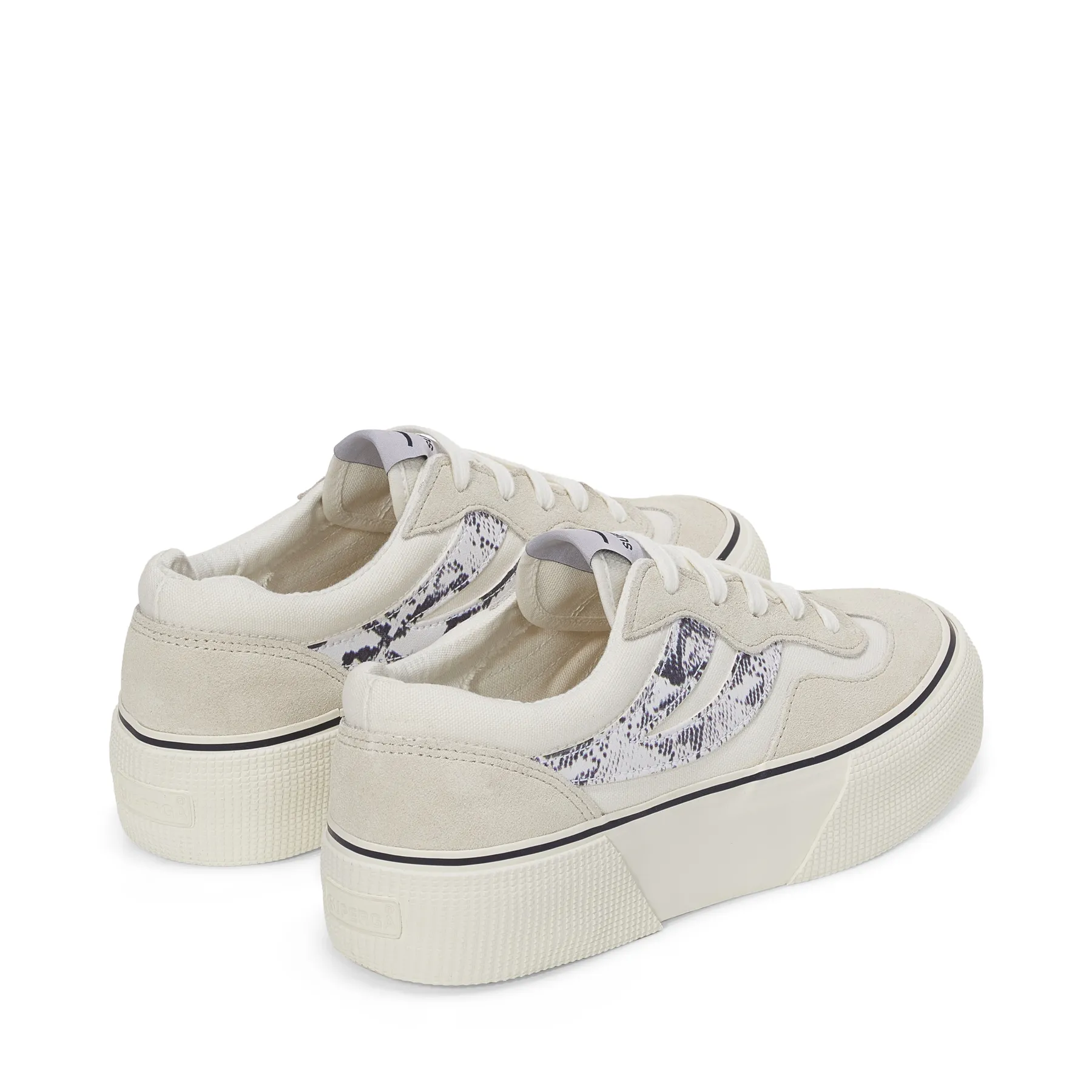 Beyaz 3041 Revolley Snake Swallow Tail Kadın Beyaz Sneaker