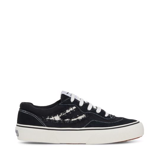 Siyah 2941 Revolley Ripped Swallow Tail Kadın Siyah - Beyaz Sneaker - Superga®