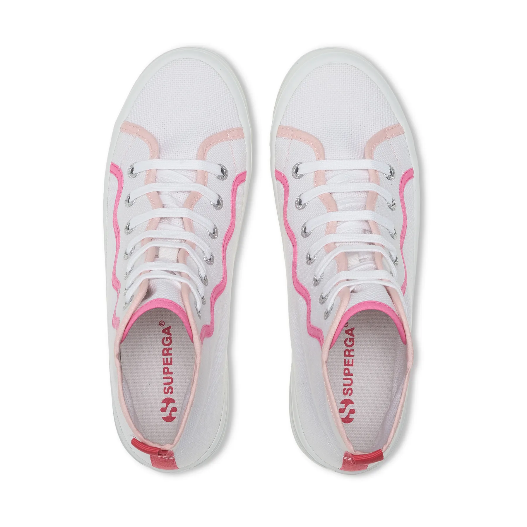 Beyaz 2341 Alpina Curly Bindings Kadın Beyaz Bilekli Sneaker