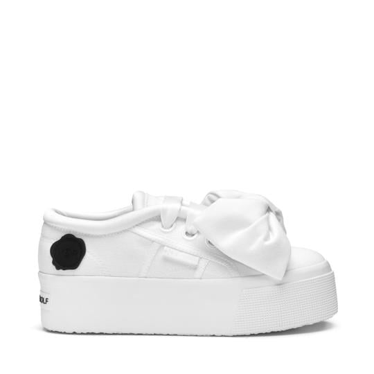 Beyaz 2790 Cotton Bow Viktor & Rolf Kadın Beyaz- Siyah Sneaker - Superga®