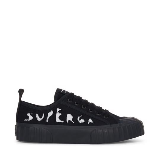 Siyah 2630 Ripped Logo Kadın Siyah Sneaker - Superga®