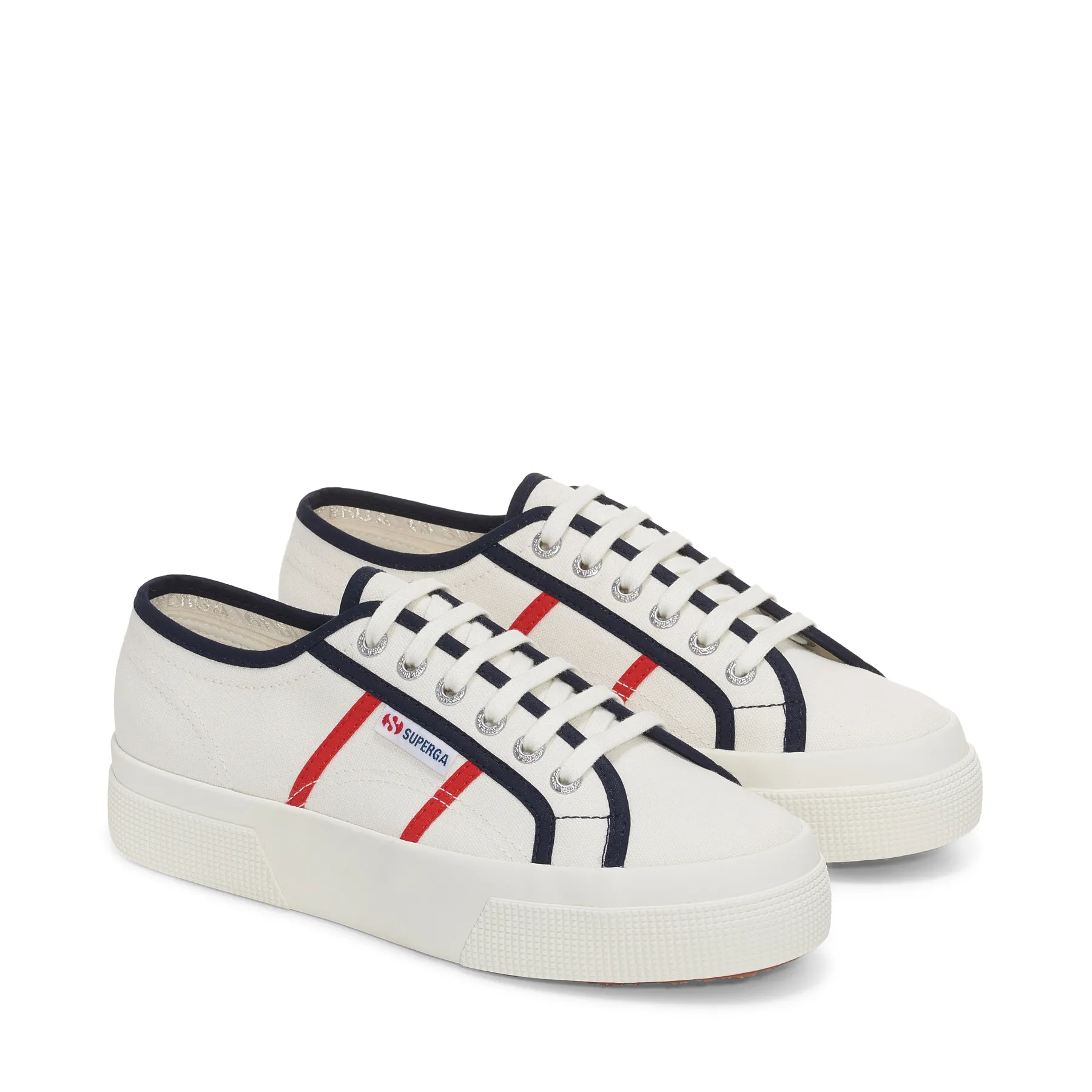 Beyaz 2740 Platform Colorblocking Unisex Beyaz Bileksiz Sneaker