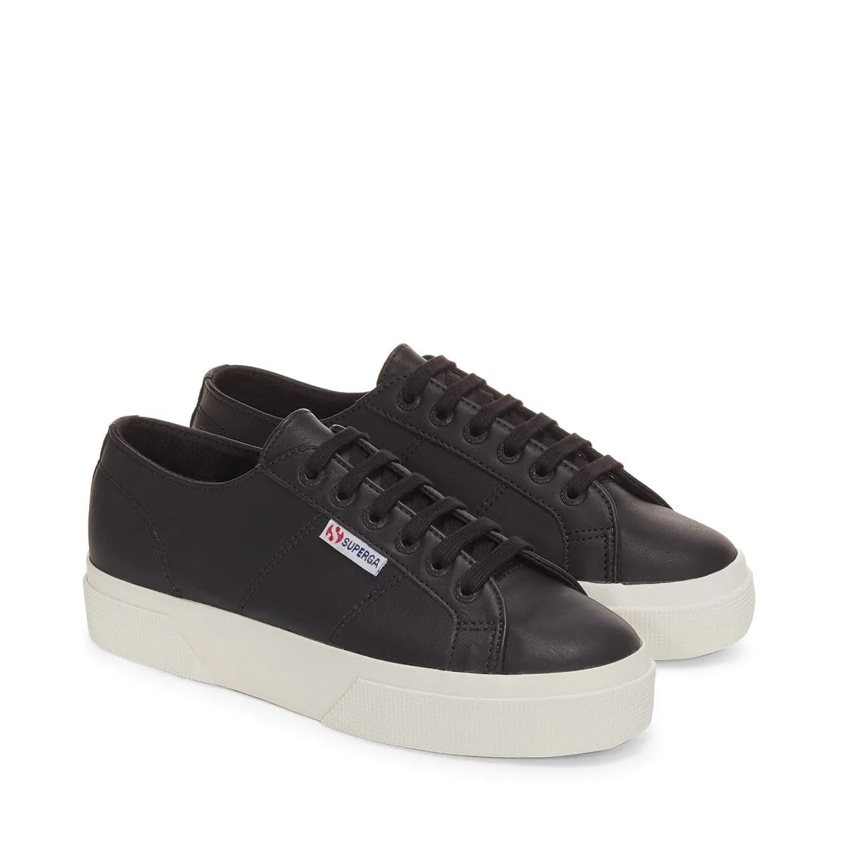 Siyah 2740 Platform Nappa Kadın Siyah Sneaker