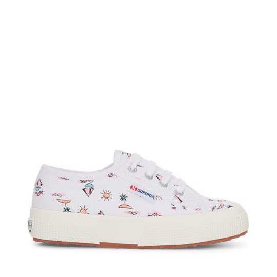 Beyaz 2750 Kids Sea Print Erkek Çocuk Beyaz Sneaker - Superga®