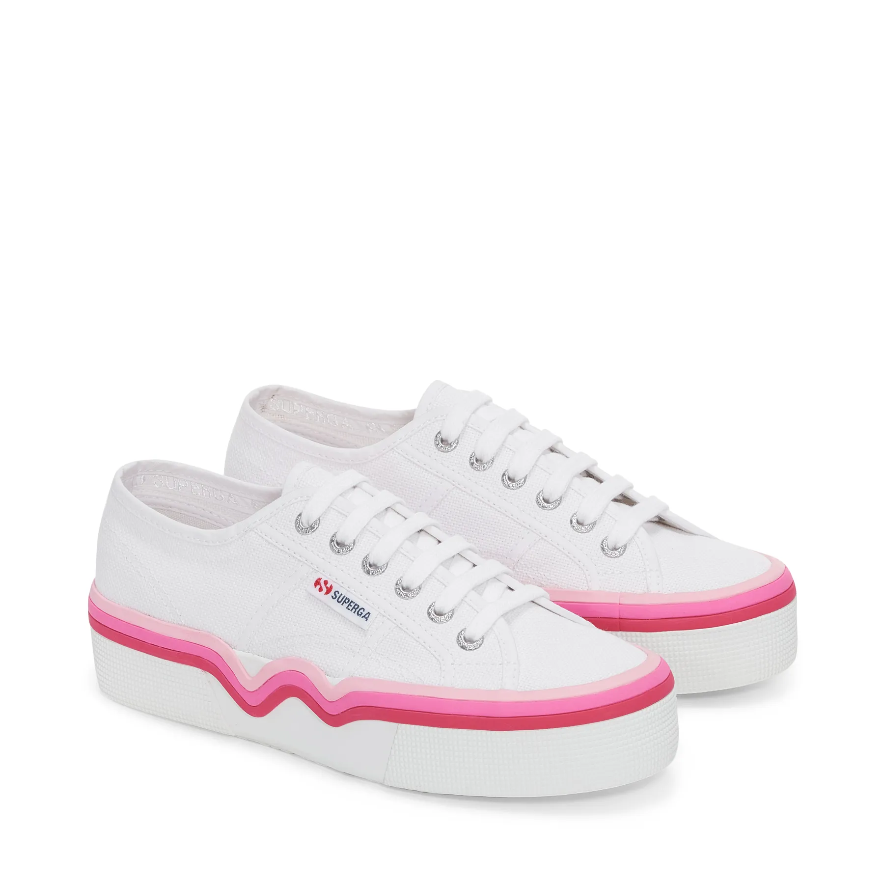 Beyaz 2740 Liquify Stripes Kadın Beyaz Sneaker