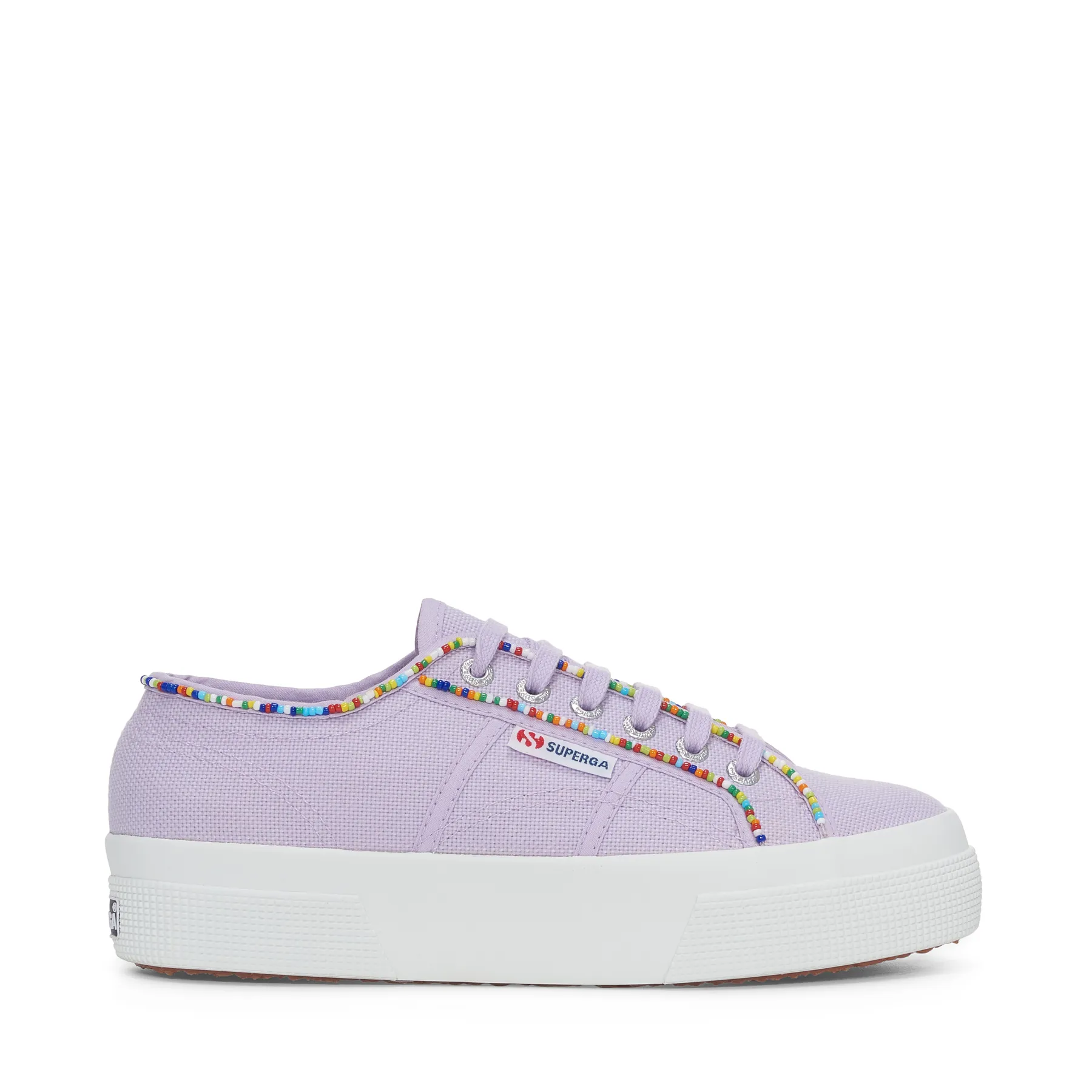 Viyole Lila 2740 Multicolor Beads Kadın Lila Sneaker