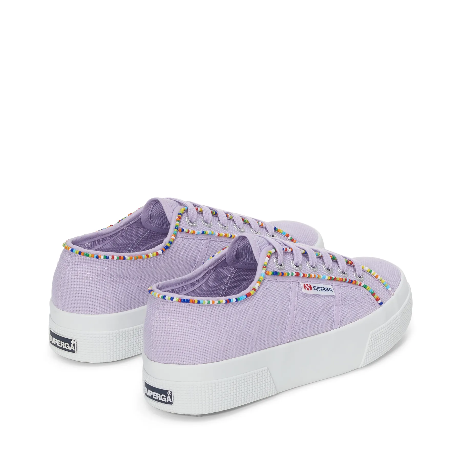 Viyole Lila 2740 Multicolor Beads Kadın Lila Sneaker