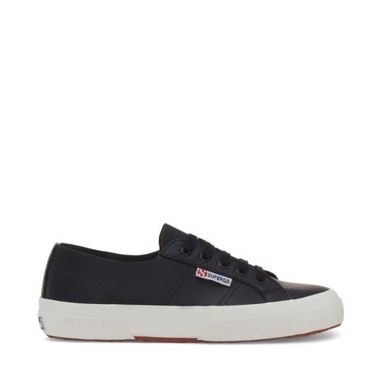 Siyah 2750 Unlined Nappa Kadın Siyah Sneaker - Superga®