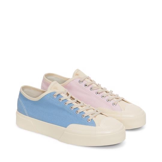 Mavi 2432 Works Low Cut Multi-Color Denim Yarn Dyed Unisex Mavi-Pembe Sneaker - Superga®