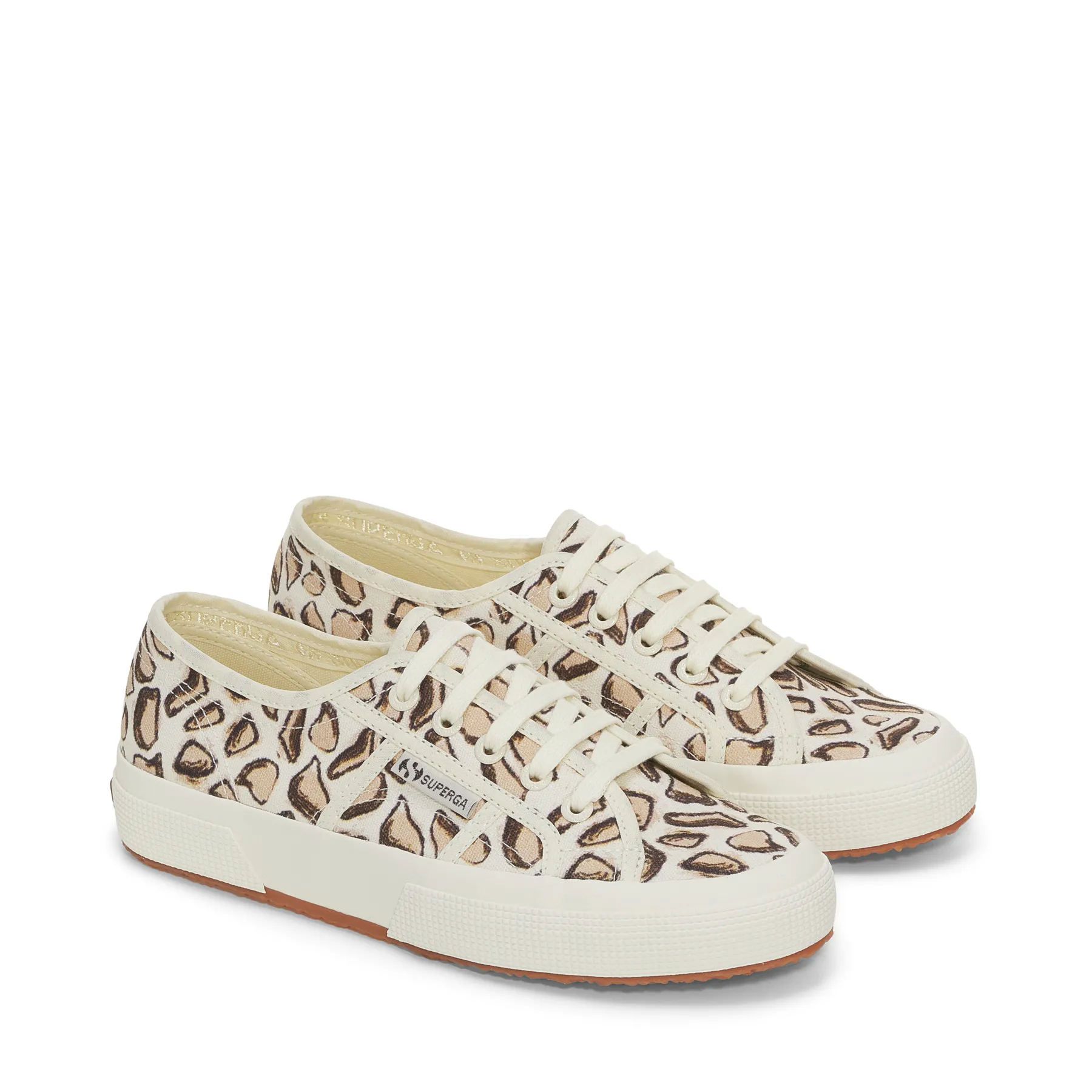 Bej 2750 Giraffa Print Unisex Bej Sneaker