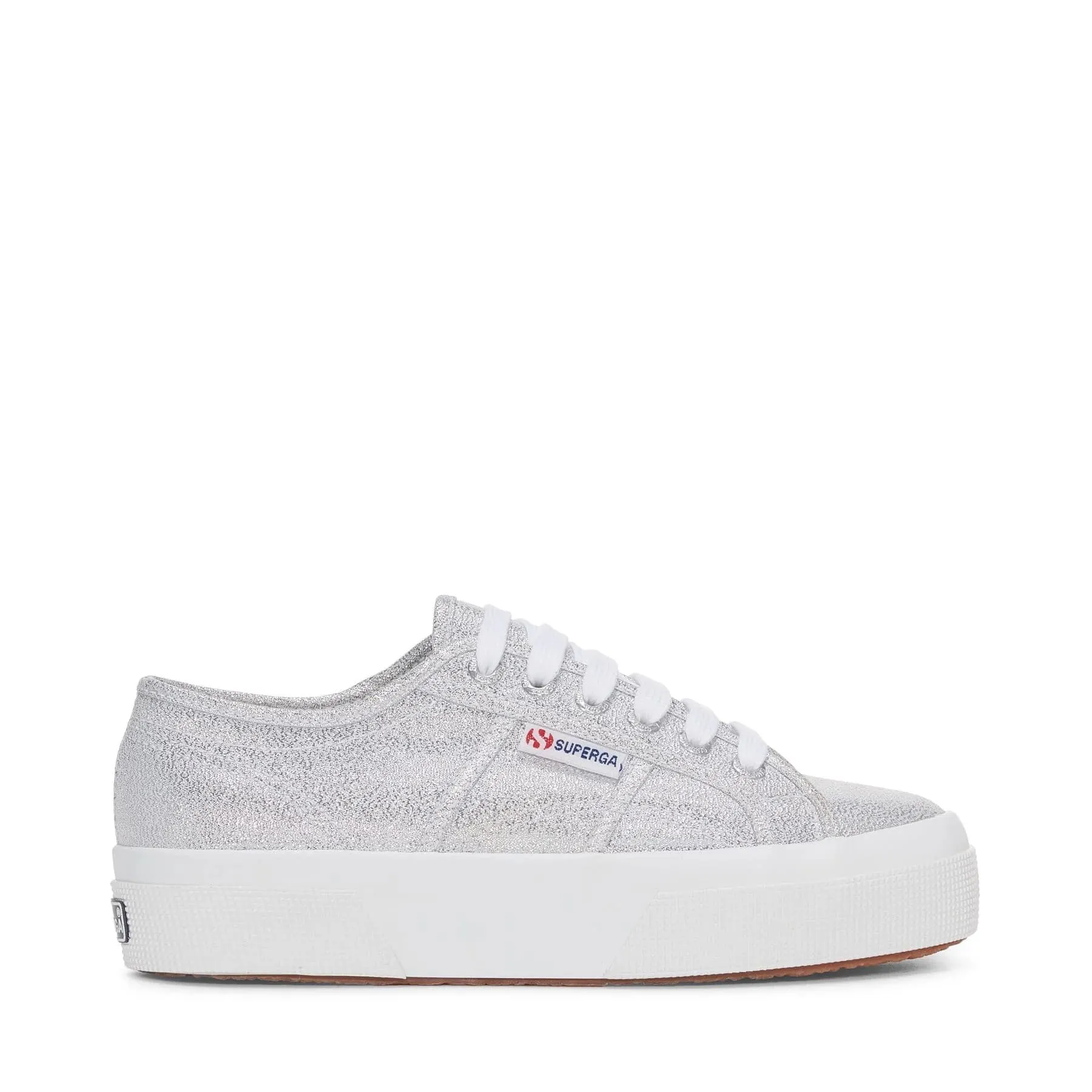 Gri 2740 Platform Lame Kadın Gri Sneaker
